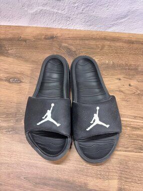 Nike Jordan Men's Break Slide Sandals Jumpman Black - Size US 9 **READ**